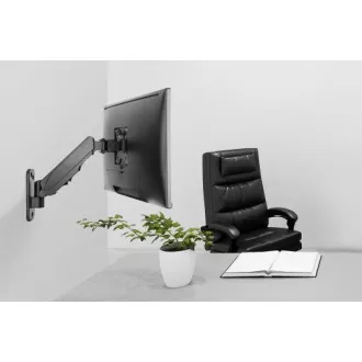 DIGITUS Nástěnný držák pro Jeden monitor plynové pružiny 17-32", 8 kg (max.), černý Vesa 75x100 DIGITUS Nástěnný držák pro Jeden monitor plynové pružiny 17-32", 8 kg (max.), černý Vesa 75x100
