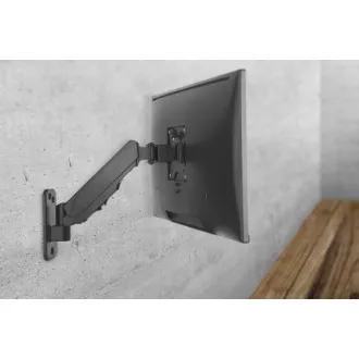 DIGITUS Nástěnný držák pro Jeden monitor plynové pružiny 17-32", 8 kg (max.), černý Vesa 75x100 DIGITUS Nástěnný držák pro Jeden monitor plynové pružiny 17-32", 8 kg (max.), černý Vesa 75x100