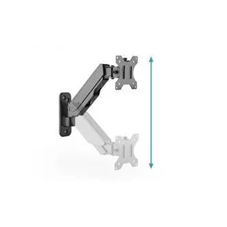 DIGITUS Nástěnný držák pro Jeden monitor plynové pružiny 17-32", 8 kg (max.), černý Vesa 75x100 DIGITUS Nástěnný držák pro Jeden monitor plynové pružiny 17-32", 8 kg (max.), černý Vesa 75x100