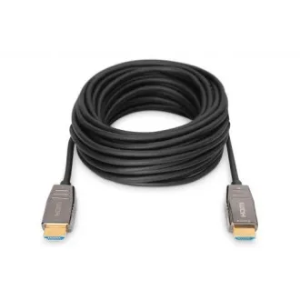Digitus HDMI AOC hybridní optický kabel, Type A M/M, 10m, UHD 8K@60Hz, CE, gold, bl Digitus HDMI AOC hybridní optický kabel, Type A M/M, 10m, UHD 8K@60Hz, CE, gold, bl