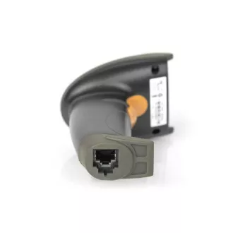 DIGITUS Ruční skener čárových kódů 1D obousměrný 200 skenů/s, 2 m kabel USB-RJ45