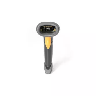 DIGITUS Ruční skener čárových kódů 2D, kompatibilní s QR kódem , obousměrný 200 skenů/s, 2 m kabel USB-RJ45, s držákem DIGITUS Ruční skener čárových kódů 2D, kompatibilní s QR kódem , obousměrný 200 skenů/s, 2 m kabel USB-RJ45, s držákem