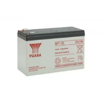 Fukawa YUASA NP7-12L (12V; 7Ah; faston F2-6,3mm; životnost 5let)