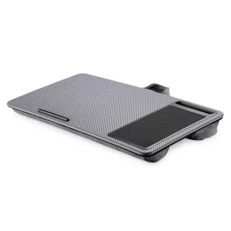 DIGITUS Notebookový stůl / pracovní stanice do 17", slot pro mobilní telefon, podložka pod myš