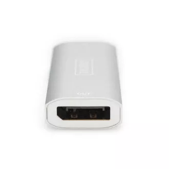 DIGITUS Extender DS-55524 Rozšiřuje DP signál až na 30 m ( 8K/30Hz, 4K/120Hz, 4K/60Hz.)