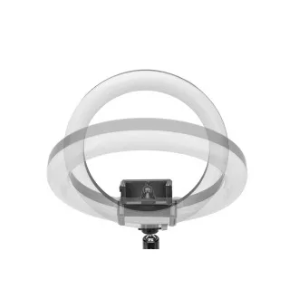 DIGITUS 10palcové LED kruhové světlo stolní se stativovým stojanem a držákem na chytrý telefon, stmívatelné světlo