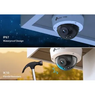 TP-Link VIGI C230I(4mm) Dome kamera, 3MP, 4mm TP-Link VIGI C230I(4mm) Dome kamera, 3MP, 4mm