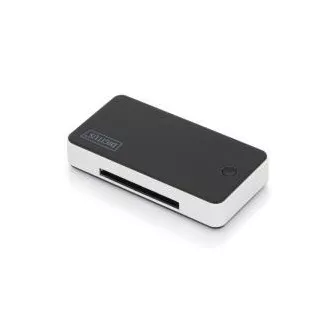 DIGITUS Čtečka karet USB 3.0 s připojovacím kabelem USB 1m Podpora karet MS / SD / SDHC / MiniSD / M2 / CF / MD / SDXC