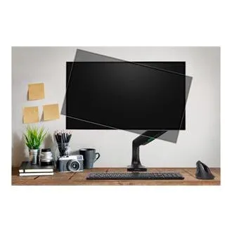 Kensington One-Touch Height Adjustable Single Monitor Arm - Black