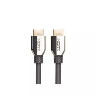 LANBERG Ultra High Speed HDMI 2.1 kabel, 48 Gbps, 8K@60Hz, 5K@120Hz, délka 1m, černý, zlacené konektory