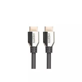 LANBERG Ultra High Speed HDMI 2.1 kabel, 48 Gbps, 8K@60Hz, 5K@120Hz, délka 1m, černý, zlacené konektory