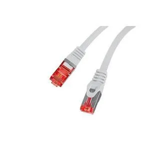 LANBERG Patch kabel CAT 6 S-FTP, AWG 26/7, LSZH, měď, šedý, 0,25m