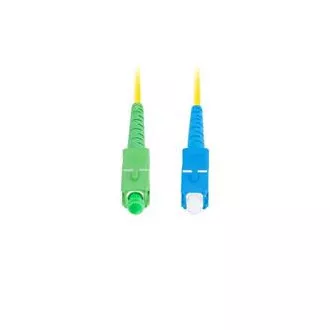 LANBERG optický patch cord SM SC/APC-SC/UPC simplex 5m LSZH G657A1 průměr 3mm, barva žlutá