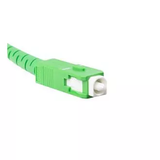 LANBERG optický patch cord SM SC/APC-SC/APC simplex 30m LSZH G657B3 průměr 3mm, barva bílá