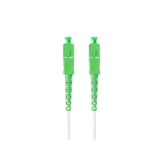 LANBERG optický patch cord SM SC/APC-SC/APC simplex 35m LSZH G657B3 průměr 3mm, barva bílá