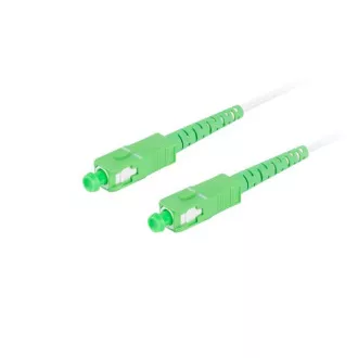 LANBERG optický patch cord SM SC/APC-SC/APC simplex 50m LSZH G657A2 průměr 3mm, barva bílá LANBERG optický patch cord SM SC/APC-SC/APC simplex 50m LSZH G657A2 průměr 3mm, barva bílá