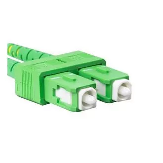 LANBERG optický patch cord SM SC/APC-SC/APC duplex 1m LSZH G657A1 průměr 3mm, barva žlutá