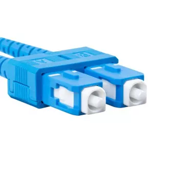 LANBERG optický patch cord SM SC/UPC-SC/UPC duplex 2m LSZH G657A1 průměr 3mm, barva žlutá