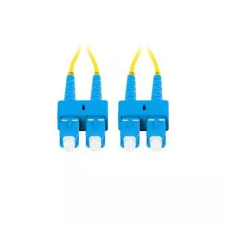 LANBERG optický patch cord SM SC/UPC-SC/UPC duplex 2m LSZH G657A1 průměr 3mm, barva žlutá