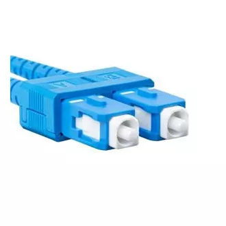 LANBERG optický patch cord SM SC/UPC-SC/UPC duplex 2m LSZH G657A1 průměr 3mm, barva žlutá