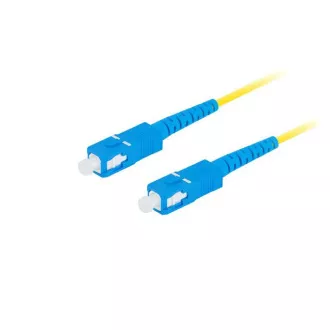 LANBERG optický patch cord SM SC/UPC-SC/UPC simplex 2m LSZH G657A1 průměr 3mm, barva žlutá