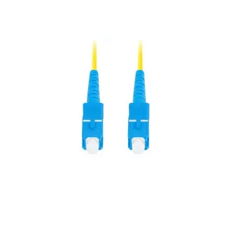 LANBERG optický patch cord SM SC/UPC-SC/UPC simplex 2m LSZH G657A1 průměr 3mm, barva žlutá