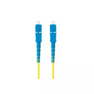 LANBERG optický patch cord SM SC/UPC-SC/UPC simplex 2m LSZH G657A1 průměr 3mm, barva žlutá