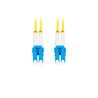LANBERG optický patch cord SM LC/UPC-LC/UPC duplex 3m LSZH G657A1 průměr 3mm, barva žlutá