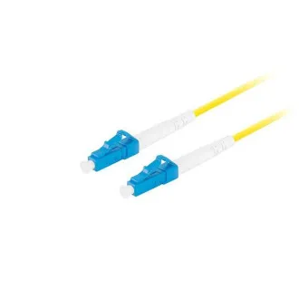 LANBERG optický patch cord SM LC/UPC-LC/UPC simplex 1m LSZH G657A1 průměr 3mm, barva žlutá LANBERG optický patch cord SM LC/UPC-LC/UPC simplex 1m LSZH G657A1 průměr 3mm, barva žlutá