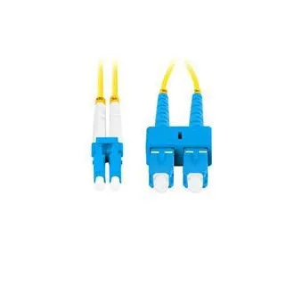 LANBERG optický patch cord SM SC/UPC-LC/UPC duplex 2m LSZH G657A1 průměr 3mm, barva žlutá
