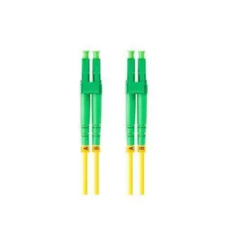 LANBERG optický patch cord SM LC/APC-LC/APC duplex 2m LSZH G657A1 průměr 3mm, barva žlutá