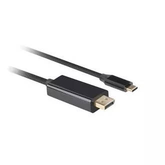 Lanberg USB-C(M)->DisplayPort(M) kabel 3m 4K 60Hz černá