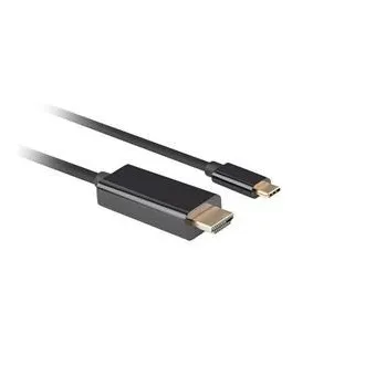 Lanberg USB-C(M)->HDMI(M) kabel 3m 4K 60Hz černá