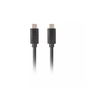 Lanberg USB-C M/M 3.1 GEN 2 kabel 1m 10GB/S PD100W černá