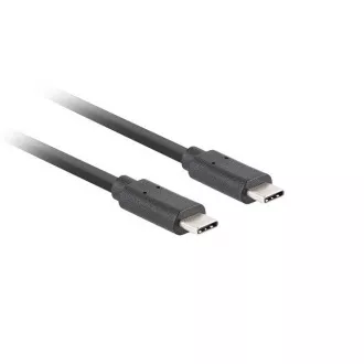 Lanberg USB-C M/M 3.1 GEN 2 kabel 1m 10GB/S PD100W černá