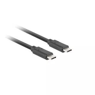 Lanberg USB-C M/M 3.1 GEN 2 kabel 1m 10GB/S PD100W černá
