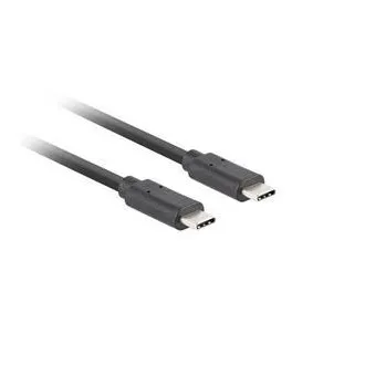 Lanberg USB-C M/M 3.1 GEN 2 kabel 1,8m 10GB/S PD100W černá