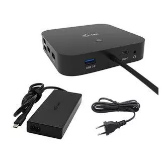 I-tec USB-C HDMI + Dual DP Docking Station with Power Delivery 100 W + i-tec Universal Charger 112 W