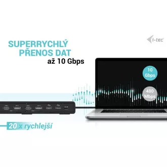 I-tec USB 3.0 / USB-C / Thunderbolt Dual Display Docking Station + PD 100W