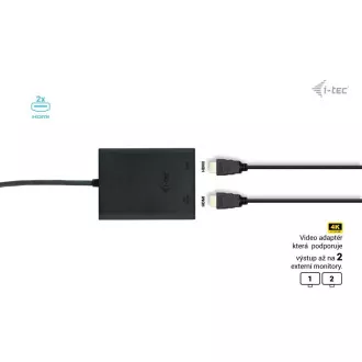 I-tec USB-C Dual 4K/60Hz (single 8K/30Hz) HDMI Video Adapter I-tec USB-C Dual 4K/60Hz (single 8K/30Hz) HDMI Video Adapter
