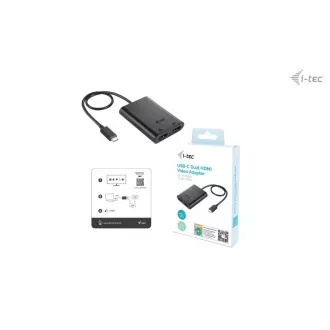 I-tec USB-C Dual 4K/60Hz (single 8K/30Hz) HDMI Video Adapter I-tec USB-C Dual 4K/60Hz (single 8K/30Hz) HDMI Video Adapter