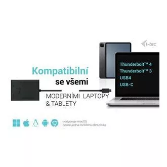 I-tec USB-C Dual 4K/60Hz (single 8K/30Hz) HDMI Video Adapter I-tec USB-C Dual 4K/60Hz (single 8K/30Hz) HDMI Video Adapter