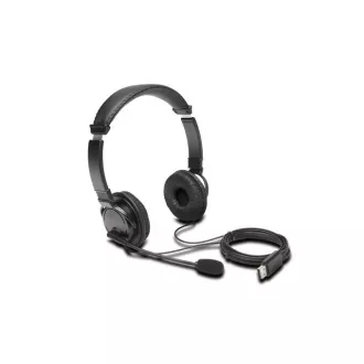 KENSINGTON USB Hi-Fi sluchátka s mikrofonem a ovládáním hlasitosti