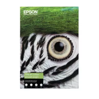 EPSON paper A4 - 300g/m2 - 25 sheets - Fine Art Cotton Smooth Bright EPSON paper A4 - 300g/m2 - 25 sheets - Fine Art Cotton Smooth Bright