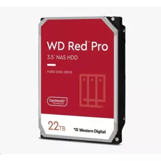 WD RED Pro NAS WD221KFGX 22TB SATAIII/600 512MB cache, 265 MB/s, CMR WD RED Pro NAS WD221KFGX 22TB SATAIII/600 512MB cache, 265 MB/s, CMR