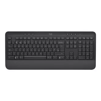 Logitech klávesnice Wireless Keyboard K650, CZ/SK, Bolt přijímač,bluetooth,tlumené klávesy, grafitová
