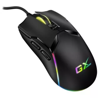 Genius GX Gaming Scorpion M700, Myš, herní, drátová, optická, 800-7200DPI, 6 tlačítek, RGB podsvícení, USB, černá