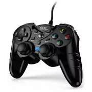 Genius GX Gaming GX-17UV, Gamepad, drátový, vibrační, pro PC a PS3, USB, černý