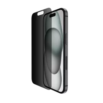 Belkin SCREENFORCE™ TemperedGlass Privacy Anti-Microbial ochranné privátní sklo pro iPhone 15 / 14 Pro Belkin SCREENFORCE™ TemperedGlass Privacy Anti-Microbial ochranné privátní sklo pro iPhone 15 / 14 Pro