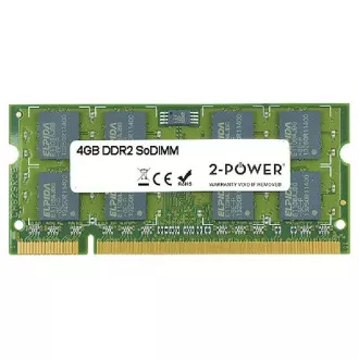 2-Power 4GB PC2-6400S 800MHz DDR2 CL6 SoDIMM 2Rx8 (DOŽIVOTNÍ ZÁRUKA)